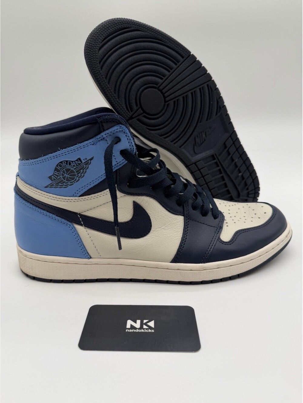 Air Jordan 1 Obsidian 555088-140 Retro High Size 11.5M USED
